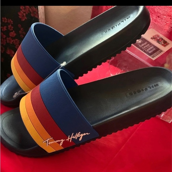 Tommy Hilfiger Roomie Slide Sandals - Imperial Blue - Picture 10 of 11